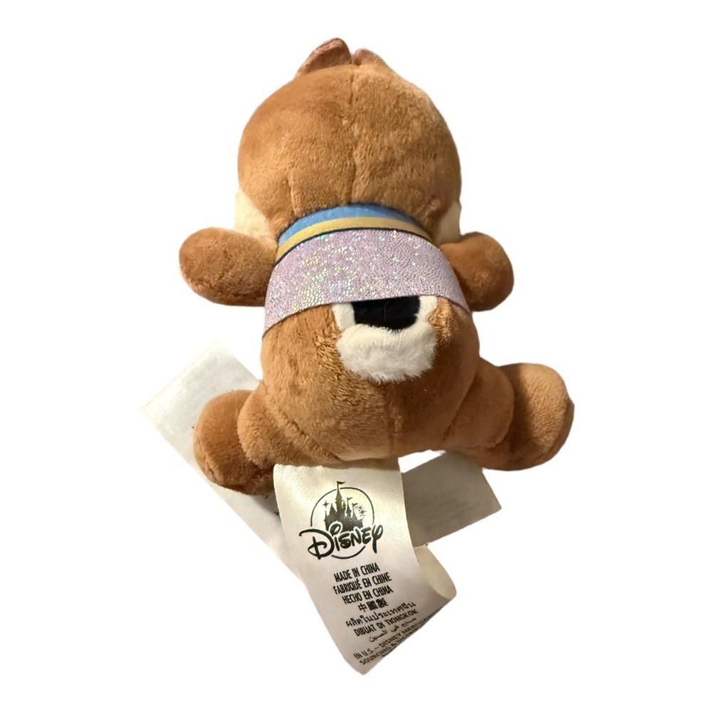 Disney World Parks 50th Anniversary Chip Wishables Plush Closed Eyes Variant - Picture 3 of 5